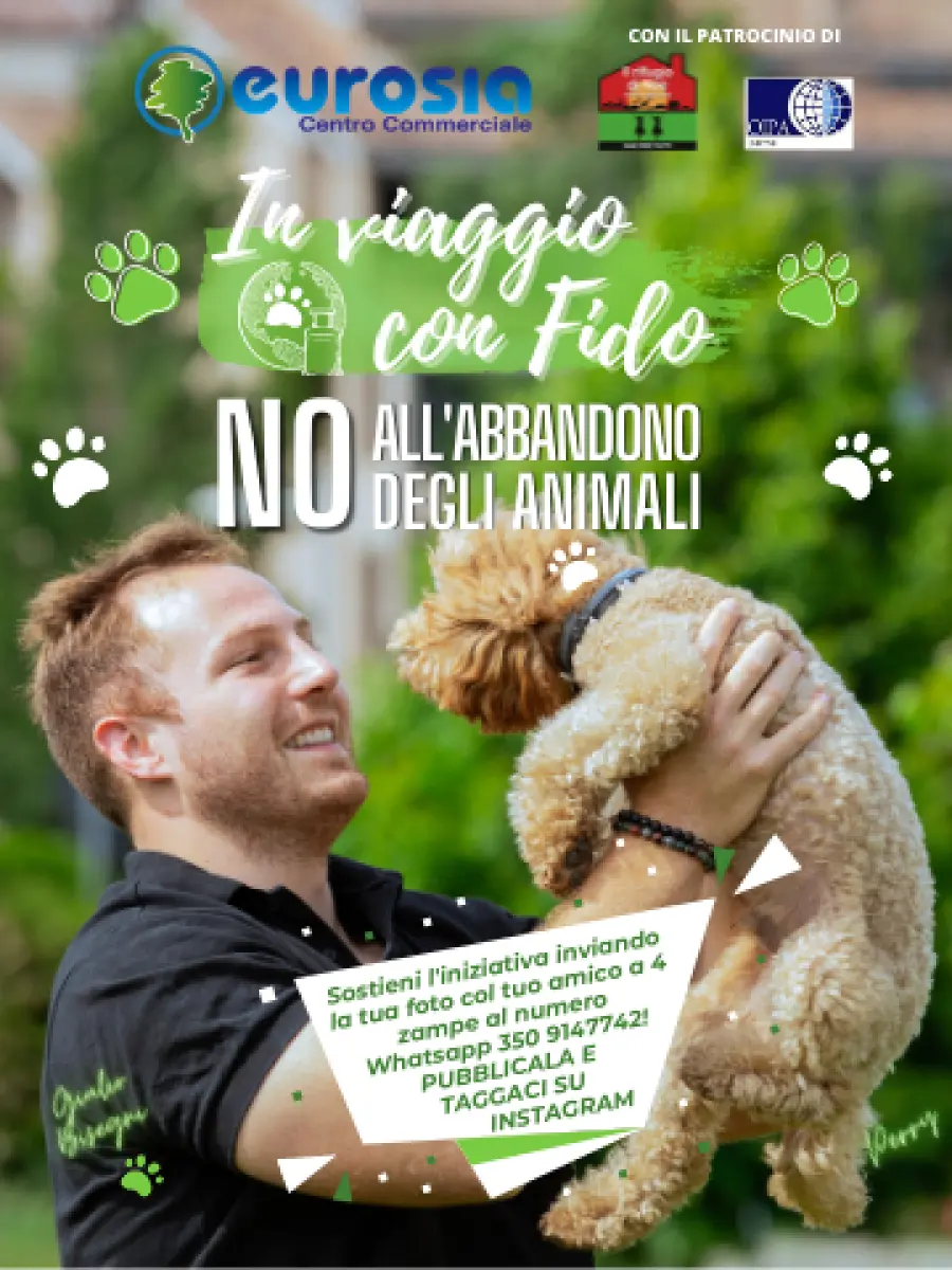 Al via la campagna contro l'abbandono nel periodo estivo degli animali