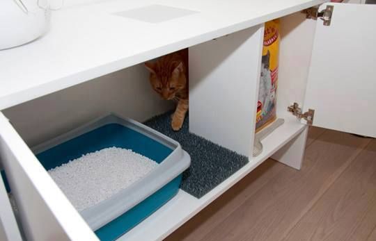 Lettiera per gatti che amano la privacy!